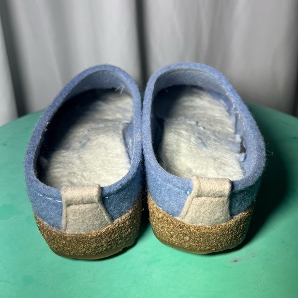 HAFLINGER Cuoricini Felt Clog Wool Slipper | 39 (US8) - Picture 7 of 13